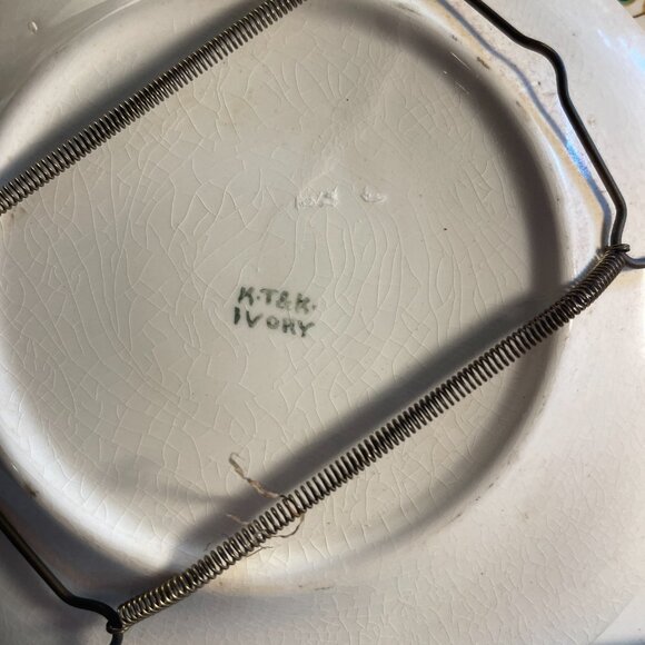 KNOWLES, TAYLOR & KNOWLES 1910-1920 IVORY PLATES - Picture 2 of 3